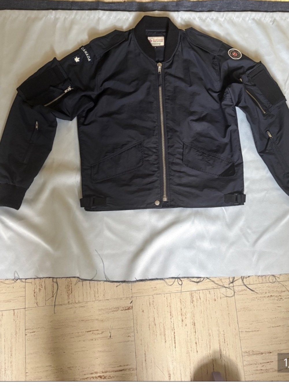 REDCANOE TORONTO CANADA JACKET MEN'S BLACK BOMBER SIZE : S